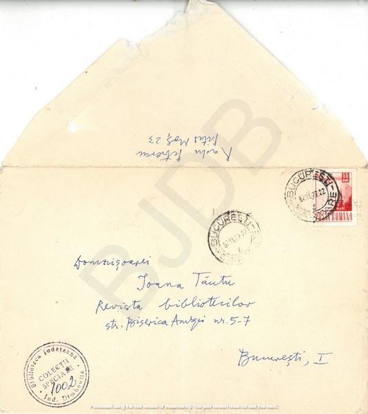 M-1002-3 - Radu Petrescu - plic